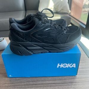 Hoka Clifton Suede Shoes